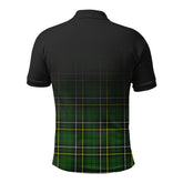 McAlpine Modern Tartan Crest Polo Shirt - Thistle Black Style